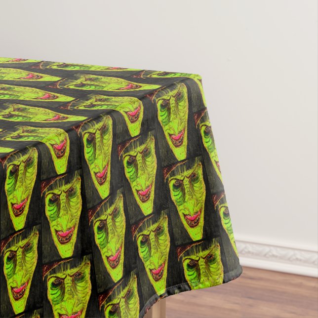 TOALHA DE MESA BRUXA AMEDRONTA DO HALLOWEEN (Posição Original)