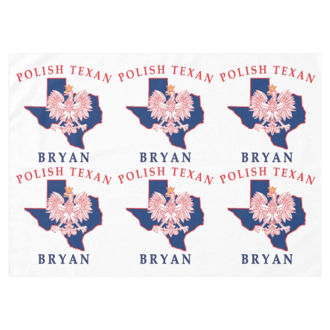 Toalha De Mesa Bryan Polonês Texan (Frente (Horizontal))
