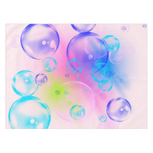 Toalha De Mesa BUBBLES - Imagem Abstrato colorida da arte fractal