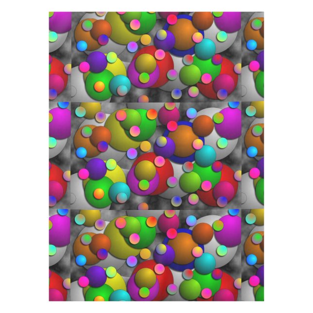 Toalha De Mesa Bubbles (Tilado) por Kenneth Yoncich (Frente)