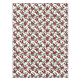 Toalha De Mesa Buquê Elegante Poinsettia Natal