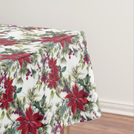 Toalha De Mesa Buquê Elegante Poinsettia Natal