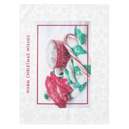 Toalha De Mesa Cacau quente, marshmallows e doces, Natal