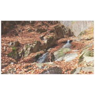 Toalha De Mesa Cachoeira na Montanha - Natureza Selvagem Romênia
