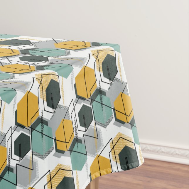 Toalha De Mesa Cachorros. padrão geométrico de abstrato.1 (Posição Original)