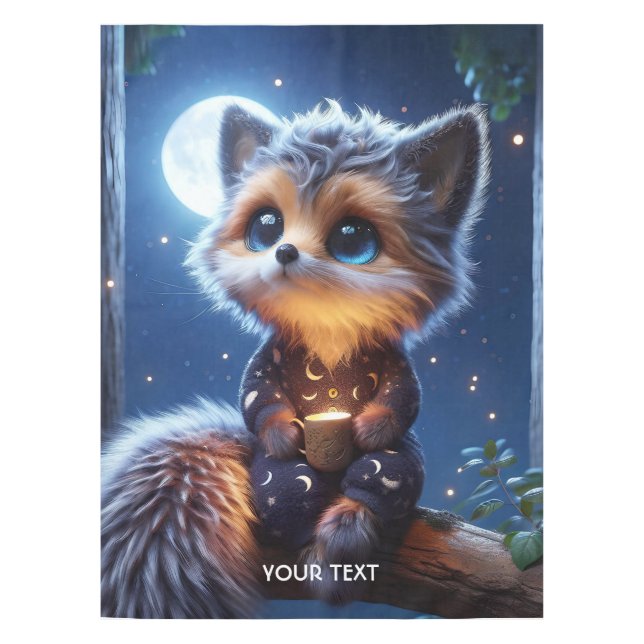 Toalha De Mesa Café de Raposa Fantasy Cub (Frente)