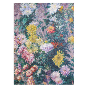 Toalha De Mesa Caillebotte - Crisântemos brancos e amarelos