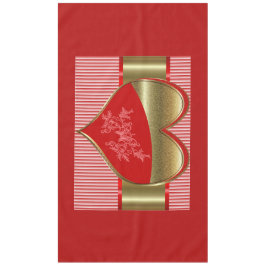 Toalha De Mesa Caixas de Algodão Corações