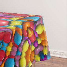 Toalha De Mesa Caleidoscópio amarelo alaranjado vermelho do