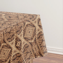 Toalha De Mesa Caleidoscópio ocidental selvagem da corda de Brown