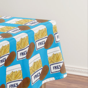 Toalha De Mesa Camisolas-de-banho Praia Batatas fritas