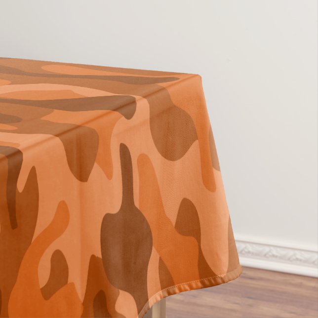 Toalha De Mesa Camo Monocolor Laranja Espanhol (Posição Original)