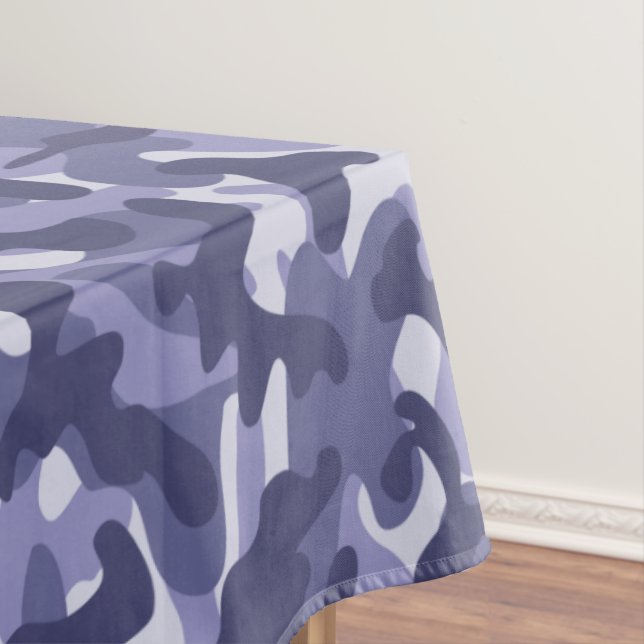 Toalha De Mesa Camuflagem de Marinhos roxos (Posição Original)