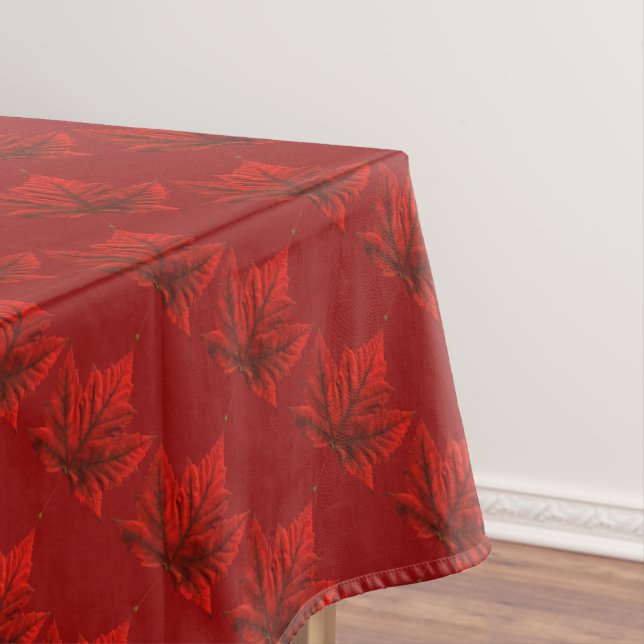 Toalha De Mesa Canadá Tablecloth Canada Maple Leaf Tablecloth (Posição Original)