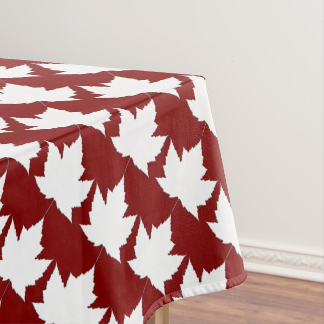 Toalha De Mesa Canadá Tablecloth Canada Maple Leaf Tablecloth (Posição Original)