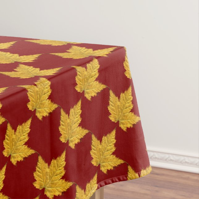Toalha De Mesa Canadá Tablecloth Canada Maple Leaf Tablecloth (Posição Original)