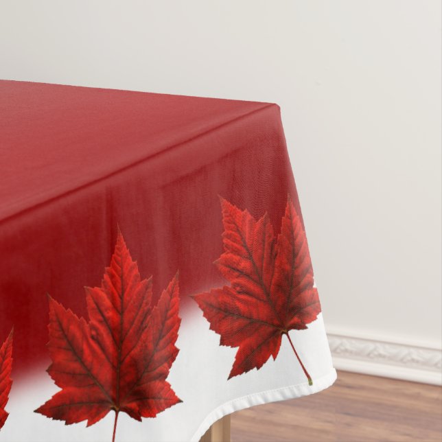 Toalha De Mesa Canadá Tablecloth Canada Maple Leaf Tablecloth (Posição Original)
