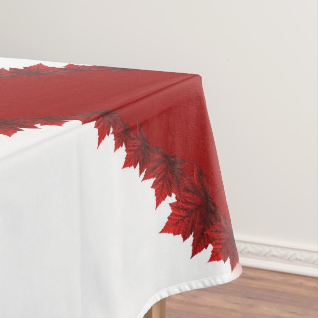 Toalha De Mesa Canadá Tablecloth Canada Maple Leaf Tablecloth (Posição Original)