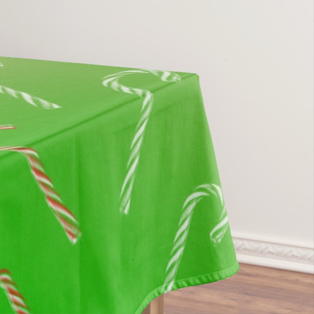 Toalha De Mesa Candy Canes (Posição Original)