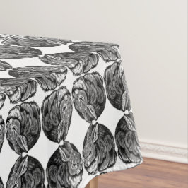 Toalha De Mesa Caneta de coelho e Decoração de Páscoa azul clara 