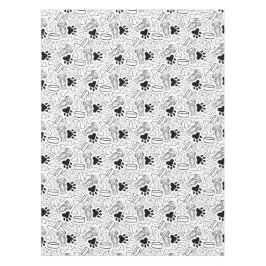 Toalha De Mesa Cão de Enchimento de Salsicha de Cabelo Longo