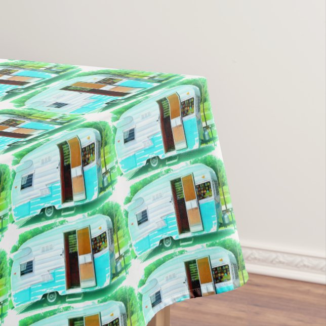 Toalha De Mesa Caravana clássica Thunder_Cove do reboque do (Posição Original)