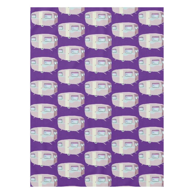 Toalha De Mesa Caravana rosa (Frente)