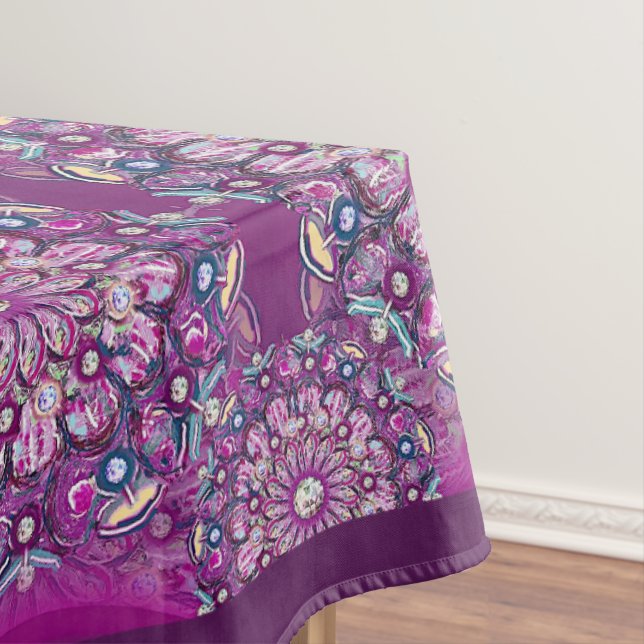 Toalha De Mesa Cardinal Red Rosace (Posição Original)