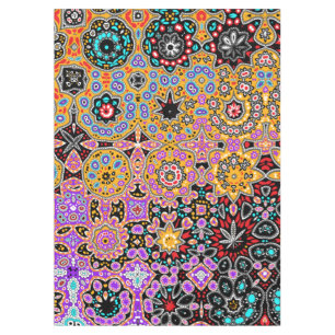 Toalha De Mesa Carpete Boêmico Elegante Gustav Klimt Fantasy