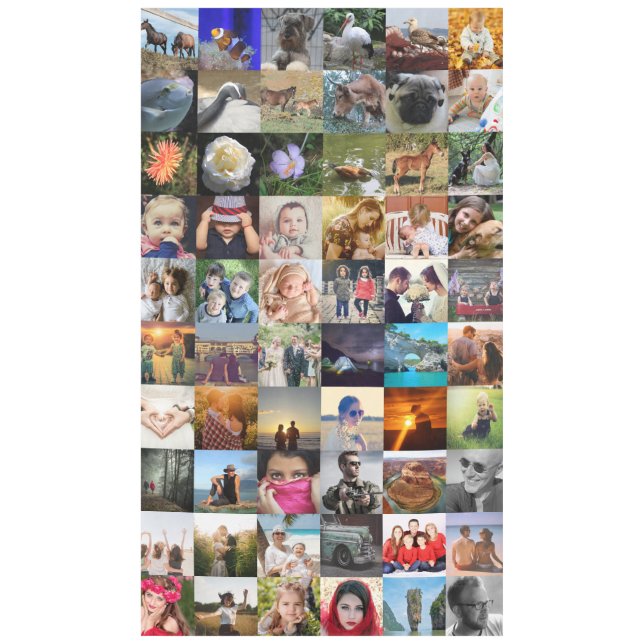 Toalha De Mesa Carregar 64 fotos com tablete (Frente)