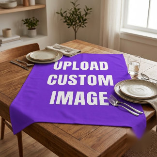 Toalha De Mesa Carregar imagem personalizada - Adicione a sua par