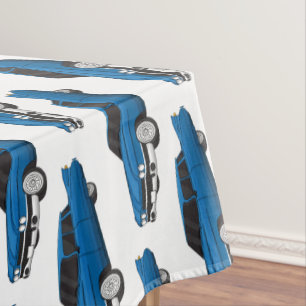 Toalha De Mesa Carro clássico azul legal 1959