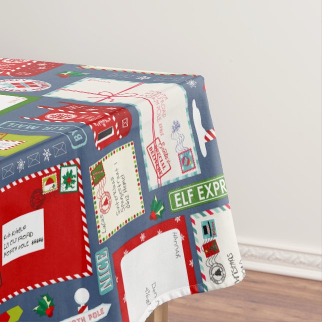 Toalha De Mesa Cartas para o Natal dos Papais noeis (Posição Original)