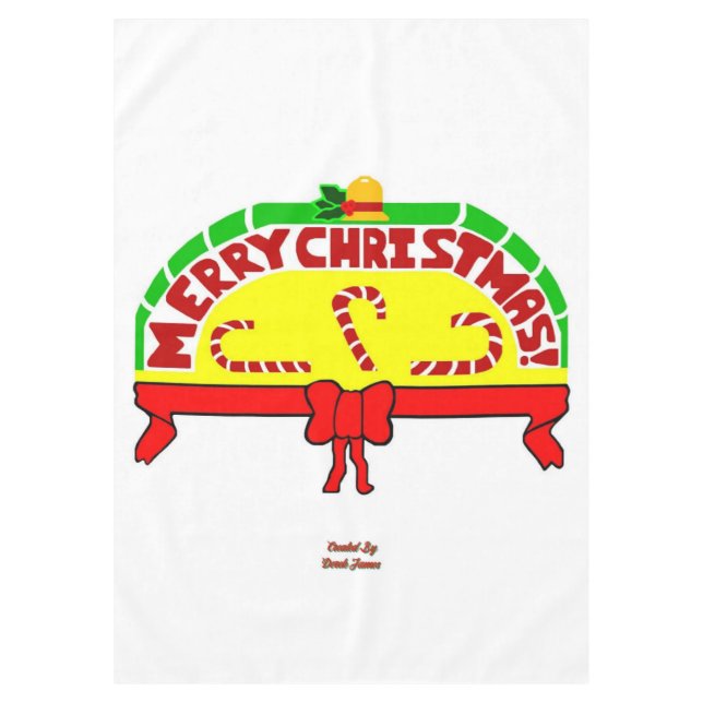 Toalha De Mesa Cartões de natal Tablecloth (Frente)