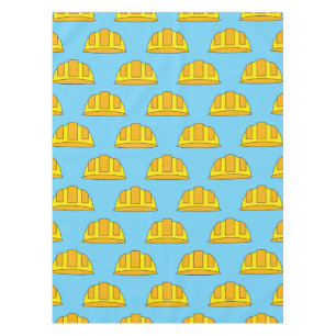 Toalha De Mesa Cartoon de chapéu de Duro amarelo