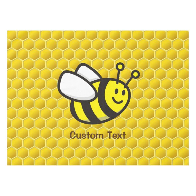 Toalha De Mesa Cartoon de Honeybee (Frente (Horizontal))