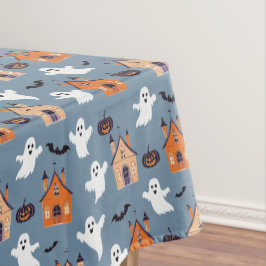 Toalha De Mesa Casa Assombrada de Halloween Assustadora
