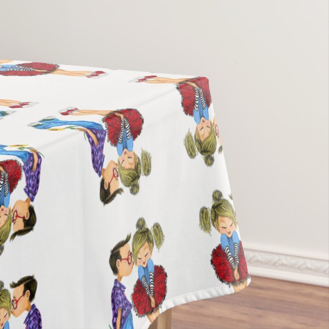 Toalha De Mesa Casal Tablecloth - Amor (Posição Original)