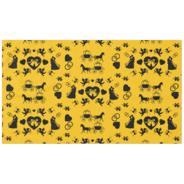 Toalha De Mesa Casamento Romântico De Cavalo E Carrinho