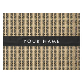 Toalha De Mesa Castanho Arábico Grego, Seu Nome, Personalizar