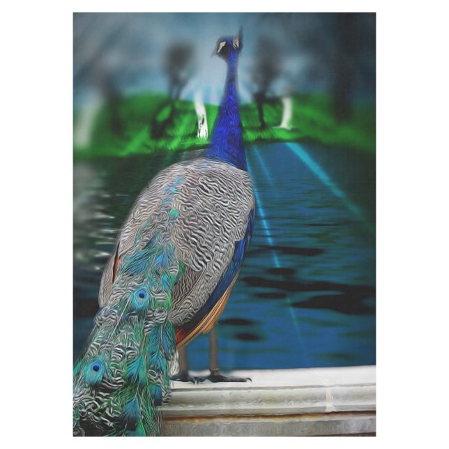 Toalha De Mesa Cauda do pavão (Frente)