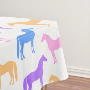 Toalha De Mesa Cavalo - Cavalo - Cavalo - Cavaleiro Equestre Colo
