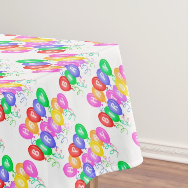 Toalha De Mesa Celebrar Parabéns (Posição Original)