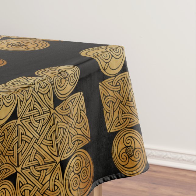 Toalha De Mesa Celtic Knotwork Cross  (Posição Original)