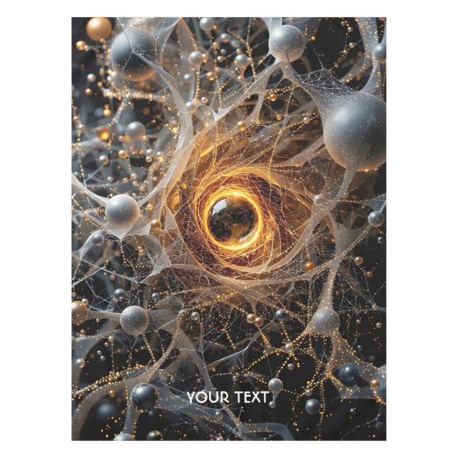 Toalha De Mesa Cena do Espaço de Abstrato Fantasy (Frente)