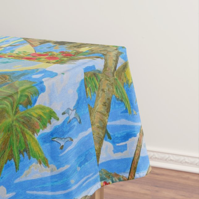 Toalha de mesa Cena Tropical (Posição Original)