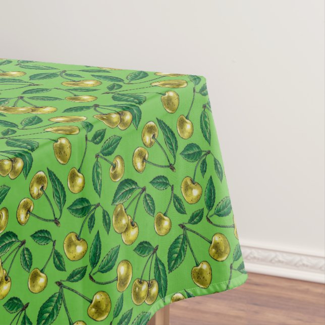 Toalha De Mesa Cerejas amarelas (Posição Original)