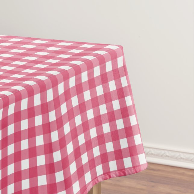 Toalha De Mesa Cerise Gingham (Posição Original)