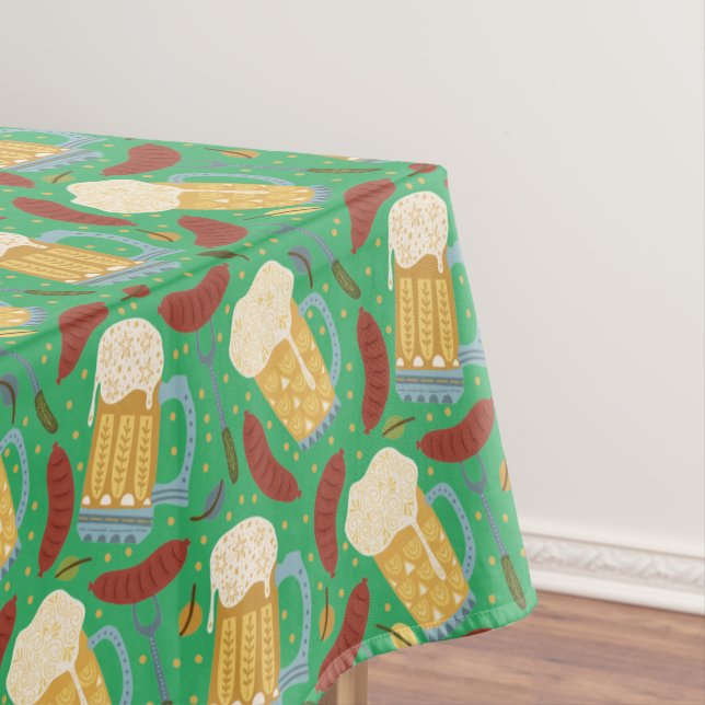 Toalha De Mesa Cervejas e Brats Whimsical (Posição Original)