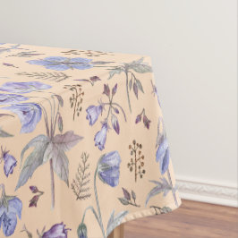 Toalha De Mesa Chá de fraldas de Jardim de Flores Violetas Cortes